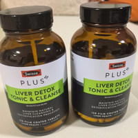 斯维诗 70倍浓缩含姜黄洋蓟甘草PLUS护肝净肝片 大瓶120粒×2瓶