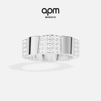 APM Monaco [杨紫同款]APM Monaco银白色密镶戒指