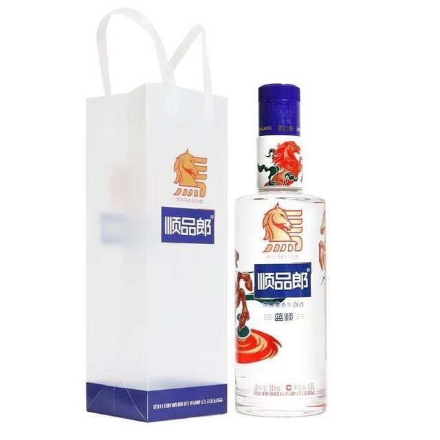 郎酒 郎牌顺品郎蓝顺(马年纪念)53度1.5L浓酱兼香型1500ml