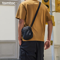 tomtoc 防盗刷 斜挎包  墨黑