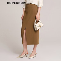  HOPESHOW/红袖 女士半身裙 金属装饰