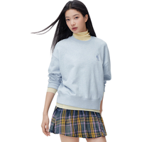 Semir/森马 迪士尼合作系列 女士卫衣 蓝花灰00712 S 宽松版,拍小一码