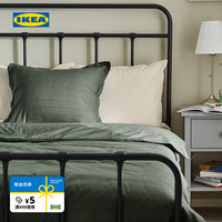 宜家 LUKTVICKER 路克维科 纯棉四件套 1.5x2m 深绿色