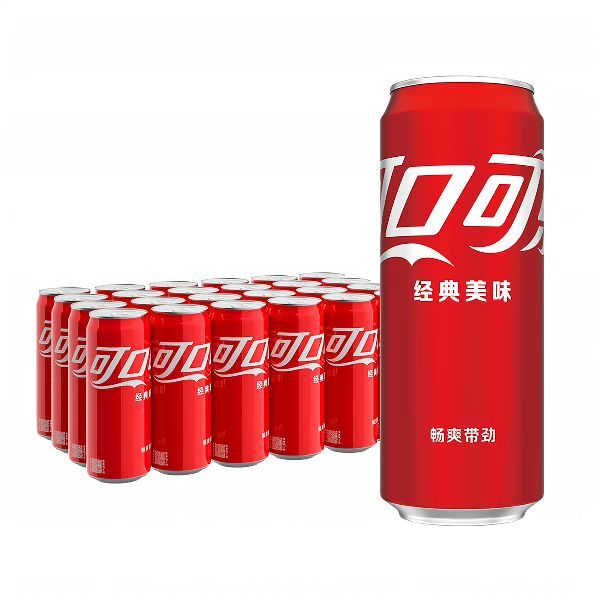 88VIP：可口可乐 含汽饮料经典摩登罐330ml*24罐