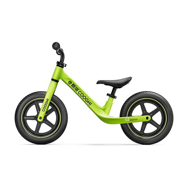 移动端：酷骑 儿童平衡车小童滑行车12寸