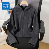 真维斯 女士加绒卫衣外套 2025新款