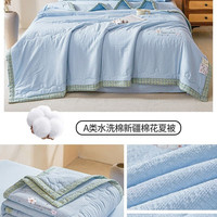 一默 超值神车：新疆棉花 空调被 天蓝色