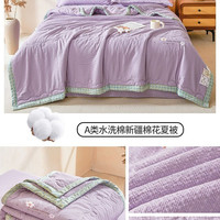 一默 超值神车：新疆棉花 空调被 紫色