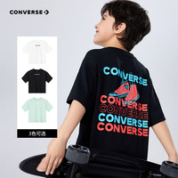 匡威 童装 纯棉 短袖T恤 男女中大童