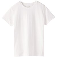 無印良品 MUJI 女士圆领短袖T恤 白色 XS 150/76A