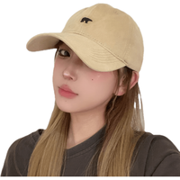FOURDATRY 显脸小 女士鸭舌帽 卡其