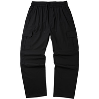  HLA/海澜之家 宽松 男士休闲裤 黑色57 XL 180/90A 149~162斤