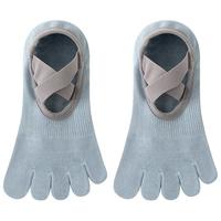  棉表白 防滑 女士瑜伽袜