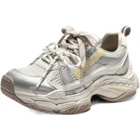  BeLLE/百丽 厚底增高 女士休闲鞋 金色 39