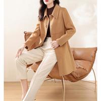 Sanpowa 女式中长双面呢大衣