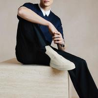 思加图 春季漫步者复古板鞋厚底休闲鞋小白鞋男单鞋