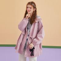 a02 【甜酷感风衣】宽松收腰设计日常百搭女外套