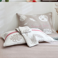 多兰诗 原棉纱枕巾枕罩枕巾一对 52cm*78cm