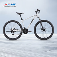 喜德盛 山地自行车旭日350/310 X6铝合金车架机械碟刹避震前叉24/21变速 旭日310象牙白 S码（15.5寸）
