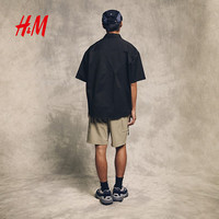  H&M 宽松剪裁 男士衬衫