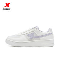 特步 小白鞋女鞋夏季情侣休闲鞋子男鞋空军一号网面透气运动鞋板鞋