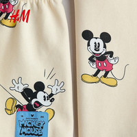  H&M 米奇老鼠 儿童卫衣短裤套装