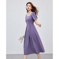 爱依服 法式简约 女士连衣裙