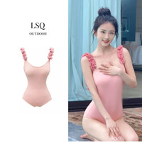 安与·洛施琪 女士泳衣 新款小胸聚拢露背网红ins度假温泉甜欲风泳装