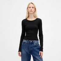  Gap/盖璞 刺绣logo 女士针织长袖上衣