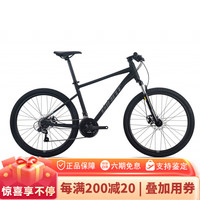 捷安特 26款ATX600 铝合金21速碟刹成人山地自行车 全消光亮黑 XS 26×14__建议身高145-160cm_21