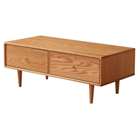  QuanU/全友 轻奢高级感 实木茶几 收纳储物柜