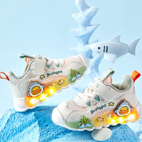 B.Duck 童鞋 男女童透气炫酷亮灯运动鞋