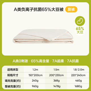  YANXUAN/网易严选 抗菌 大豆纤维被子
