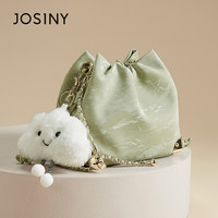 卓诗尼 新中式2026云朵包百搭时尚女士小众韩版抽绳素口链条女包潮