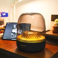 哈曼卡顿 音乐琉璃4家用蓝牙音箱灯光礼物家庭透明音响