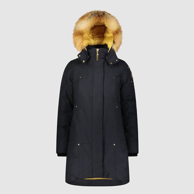 MOOSE KNUCKLES 小剪刀 STAG女士修身毛领派克羽绒服小剪刀外套