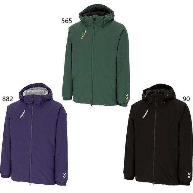 hummel 日本直邮Hummel 男士加厚保暖夹克足球/室内足球上衣弹力面料保暖