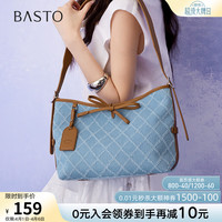 百思图 女士时尚潮流大容量托特包单肩包 X3693BX5