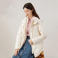 BEANPOLE 女士休闲时尚可拆卸内胆90%鹅绒羽绒服