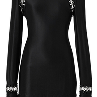  BURBERRY/博柏利 重金属镂空拼接 女士A字连衣中裙