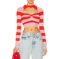 限尺码：MARNI 女千禧甜酷短款羊毛衫