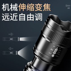 神鱼 镭射穿天炮 强光手电筒