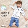 史努比 宝宝睡衣100%纯棉春夏透气儿童睡衣家居服