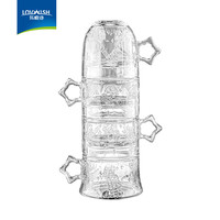 乐唯诗 星空叠叠杯 皓月白 四件套