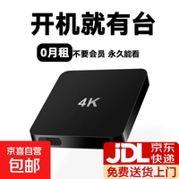 电视盒子网络机顶盒wifi通用电视4K网络机顶盒全网通免费机顶盒高清看电视终身Ivip 4K影音+（双频)5G