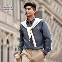 移动端：Brooks Brothers 男士25秋冬纽扣领长袖衬衫