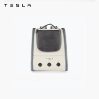 特斯拉 宠物外出双肩背包织网透气可视窗开口防逃逸钩外出猫包猫包便携