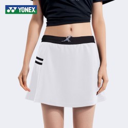 YONEX 羽毛球服女运动短裙速干透气网球裙yy正品2200626