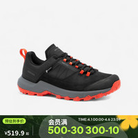 迪卡侬 徒步鞋男鞋户外休闲登山鞋男女防水防滑中帮春秋运动鞋鞋子 MH500 橙黑色-低帮-男款-2025年新 42