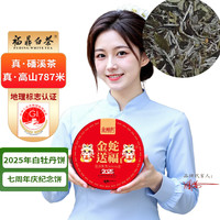 金馆长 福鼎白茶紧压白牡丹饼2025年 周年庆 300克